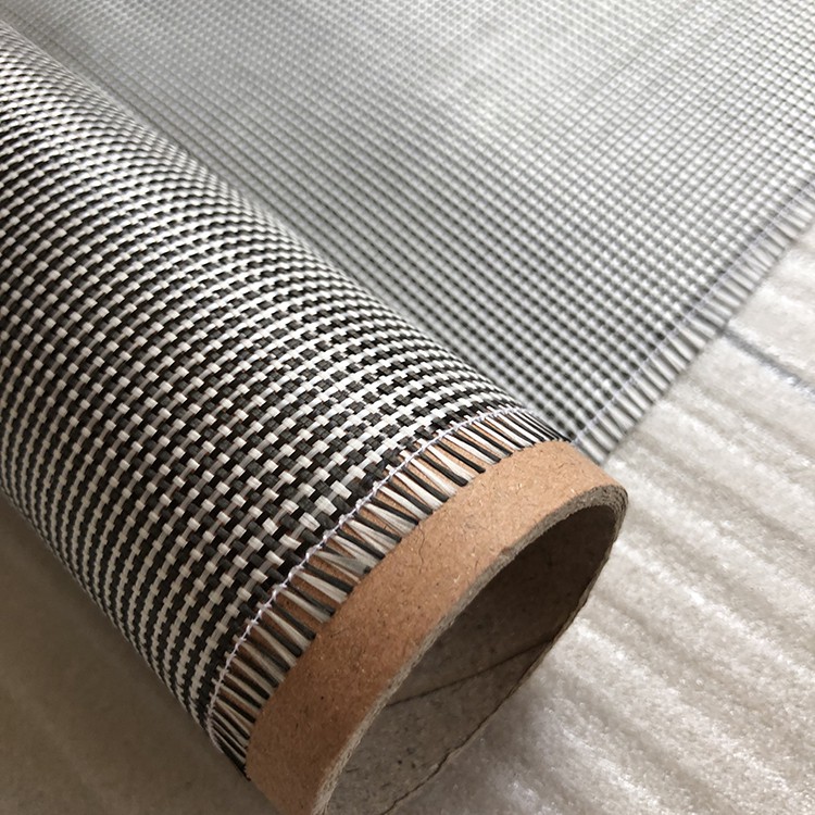 3K Glassy Carbon Hybrid Fabric