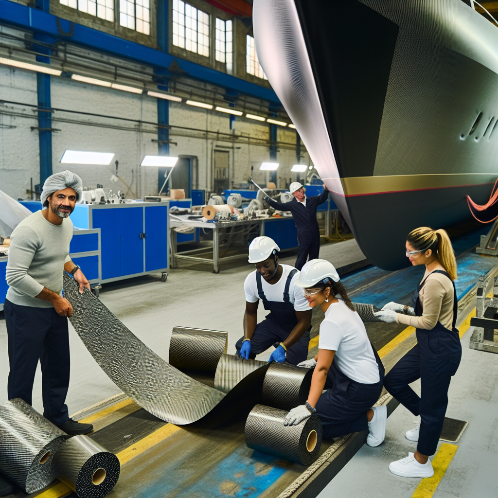Luxury Yacht Builders Opt for Carbon Fiber Fabric for Speed and Style Luxury Yacht Builders Opt for Carbon Fiber Fabric for Speed and Style