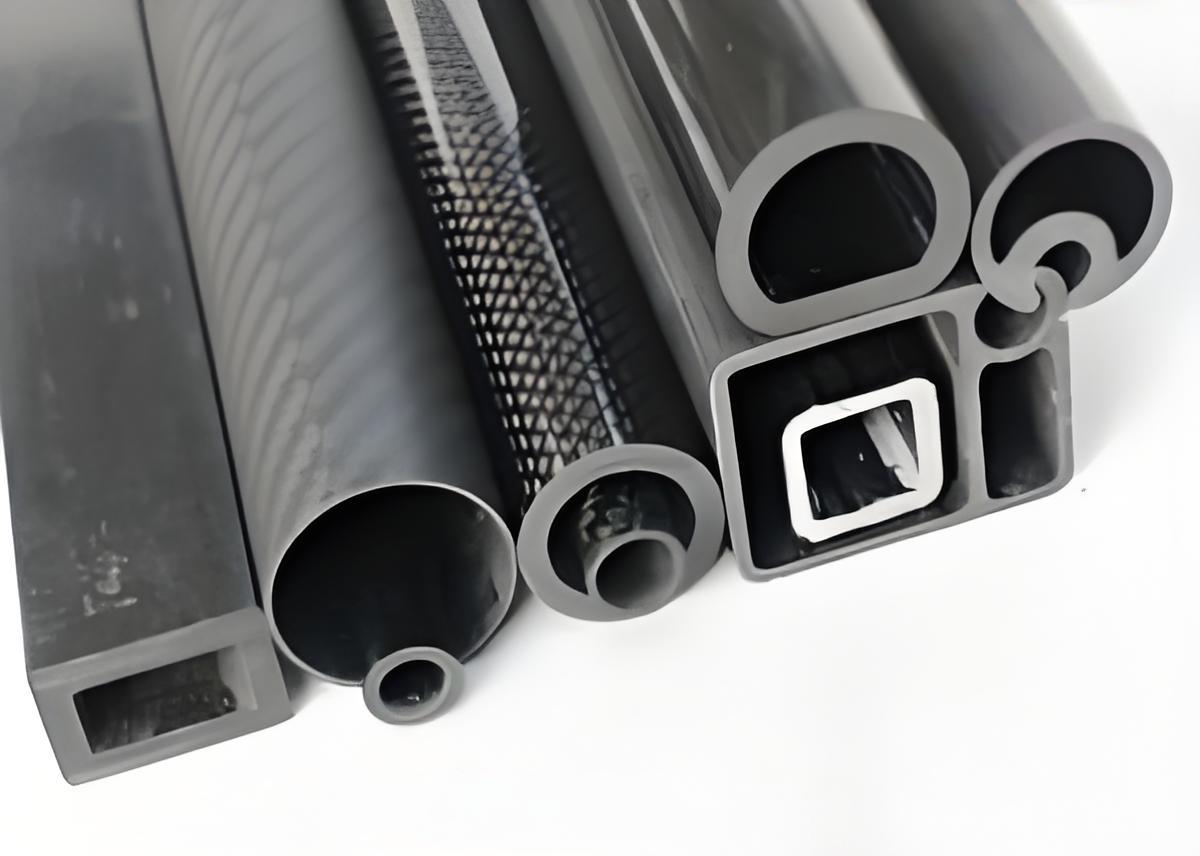 Various Shape Carbon Composite Material , Special Section Pultrusion Carbon Fiber Tube