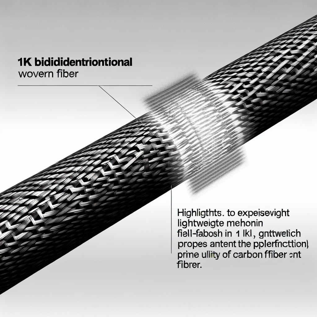 1K Bidirectional Woven Carbon Fiber: The Best Choice for Lightweight Applications 1K Bidirectional Woven Carbon Fiber: The Best Choice for Lightweight Applications