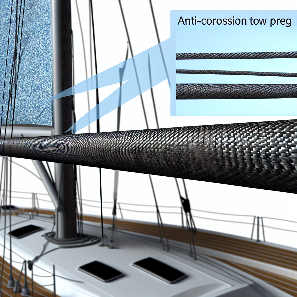 Anti-Corrosion Tow Preg Carbon Fiber for Sailing Boat Masts
