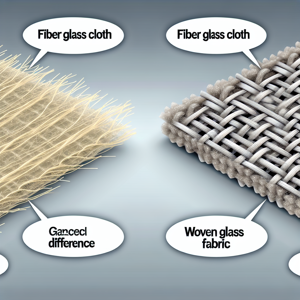 Fiber Glass Cloth vs Woven Glass Fabric: Key Material Differences
