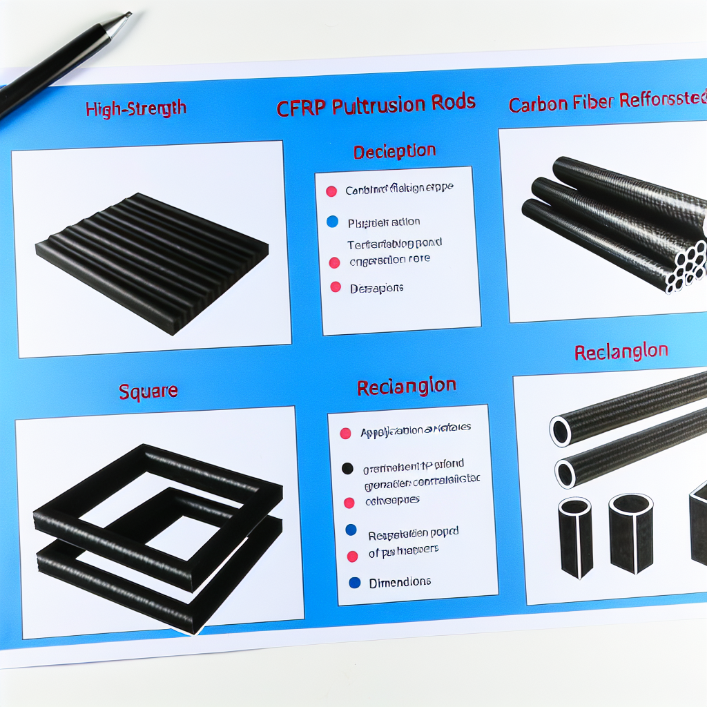High Strength CFRP Pultrusion Rods: Square vs Rectangular Shape Explained